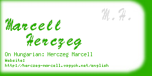 marcell herczeg business card